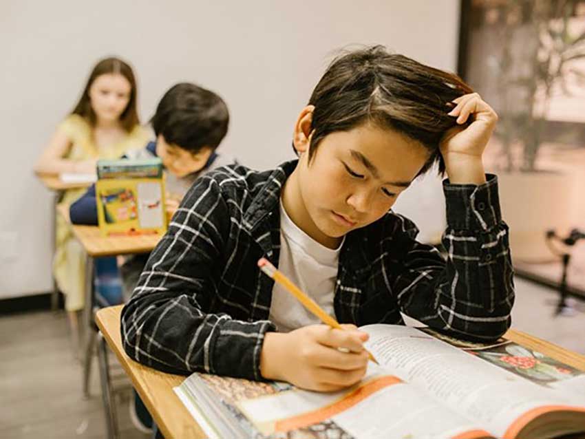 Kid struggling with mental health