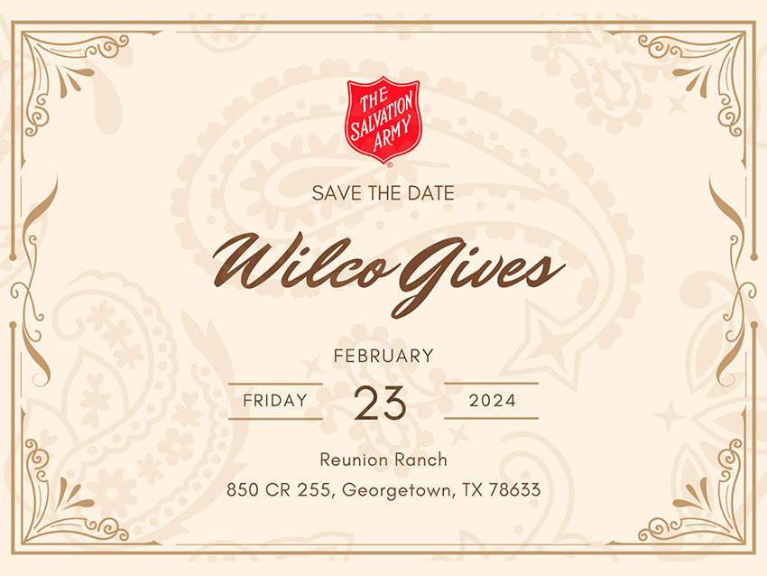  The Salvation Army’s Wilco Gives